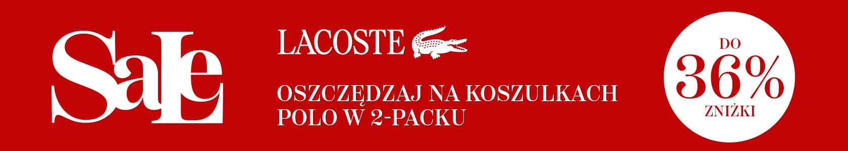 Sale Lacoste koszulki polo w 2-packu zniżka do 36%
