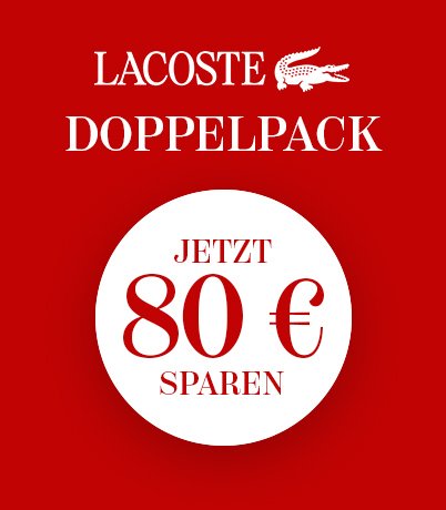 LACOSTE DOPPELPACK, jetzt 80€ sparen