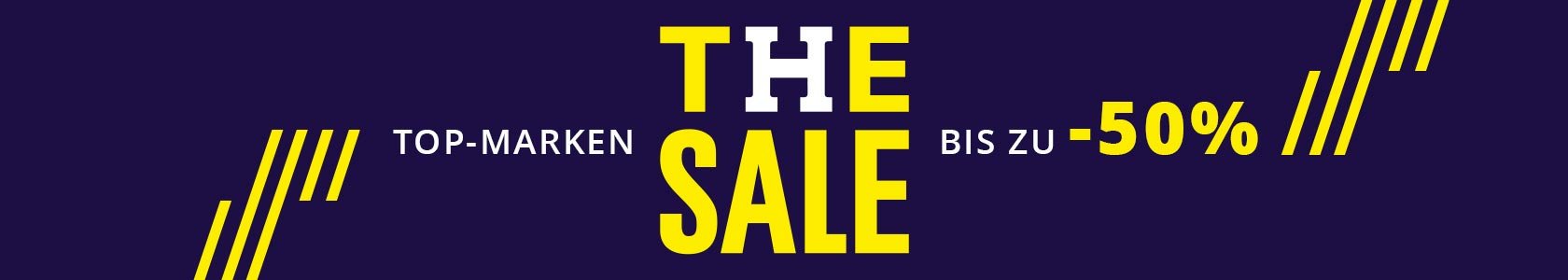 The Sale - Top-Marken bis zu -50%