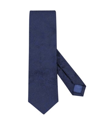 Finely patterned tie made of pure silk