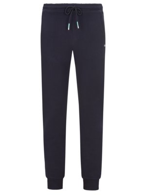Jogging bottoms with embroidered logo