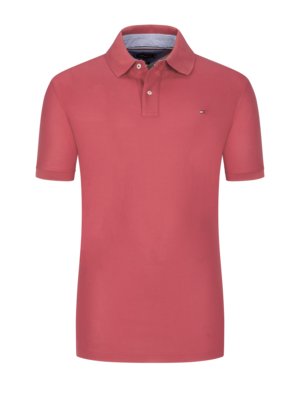 Single-colour-polo-shirt-in-pique-fabric