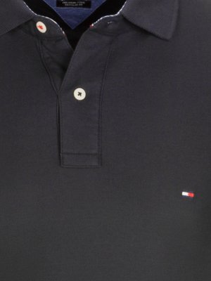 Single-colour-polo-shirt-in-pique-fabric