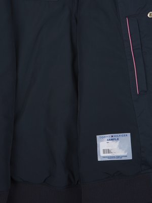 College jacket with embroidered logo