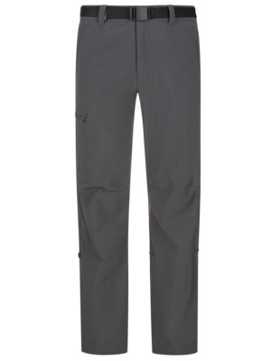 Trekking pants with stretch content