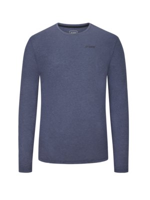 Long-sleeved top in functional fabric 