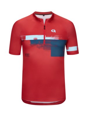 Functional cycling jersey with graphic print