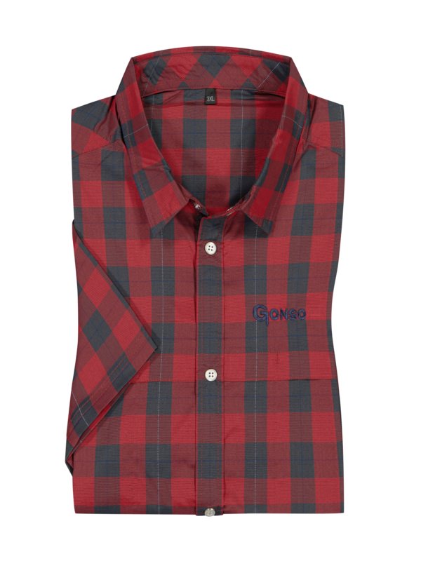 Levně Gonso, Funkční košile s krátkým rukávem pro outdoorové aktivity Červená