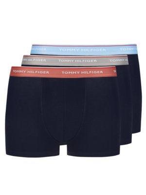 Pack of 3 boxer trunks with stretch content