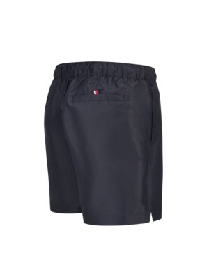 Single-colour-swimming-trunks-with-logo-emblem