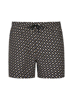 Swimming trunks with an all-over print