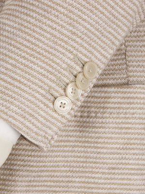 Sako v pleteném vzhledu z bavlněné směsi 