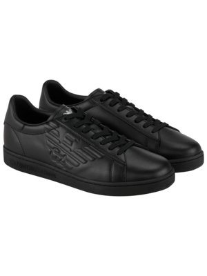 Low-top-sneakers-in-smooth-leather-with-embossed-logo