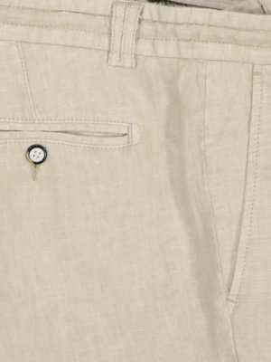 Chino kalhoty z čistého lnu