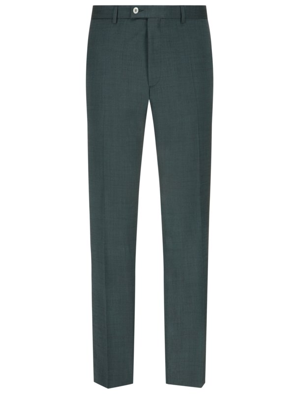 Levně Digel, Business kalhoty s podílem strečových vláken, Digel Vintage Zelená