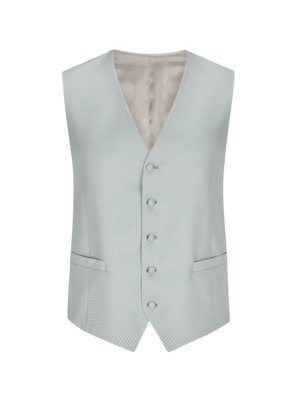 Formal vest with intricate pattern