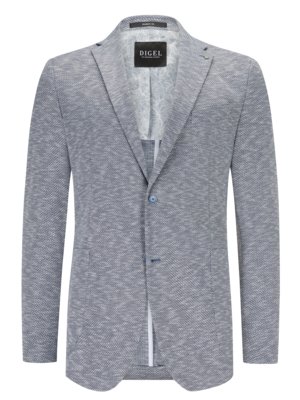 Jersey blazer in a herringbone design