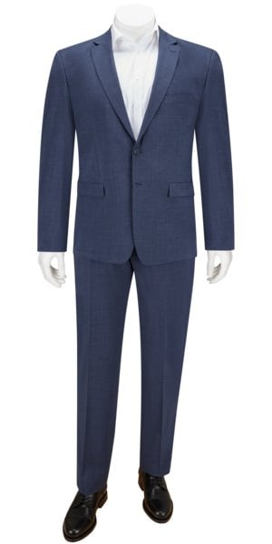 Suit with fine pattern and stretch content