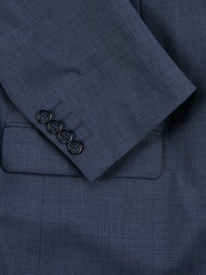 Anzug mit feinem Muster und Stretchanteil