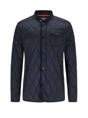 Lightweight quilted jacket with breast pocket