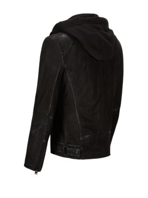 Leather-jacket-with-jersey-hood