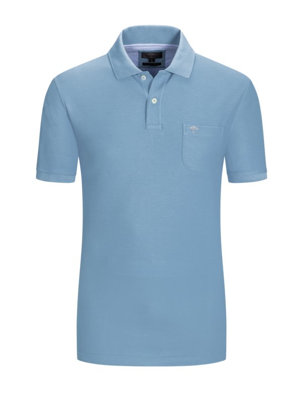 Fynch-Hatton, Polo tričko s náprsní kapsou, extra dlouhé Světle Modrá XLT