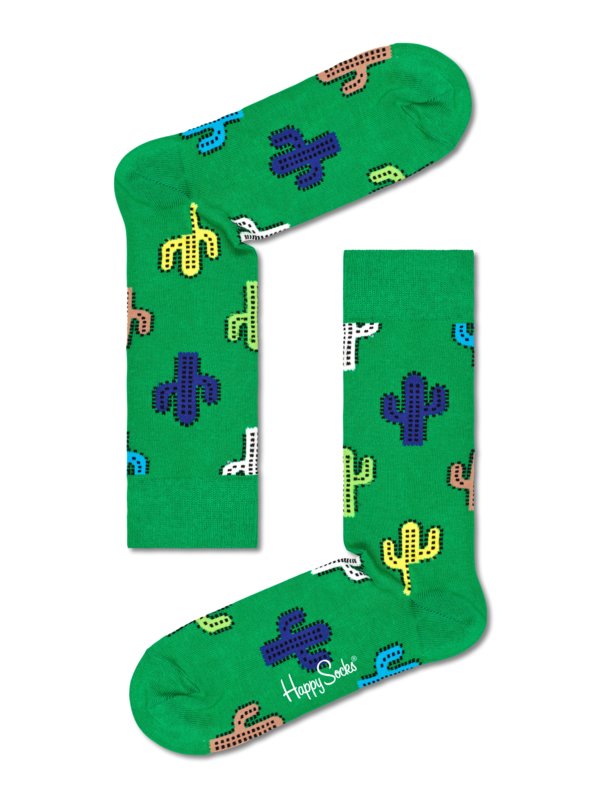 Happy Socks, Ponožky s motivy kaktusu Zelená