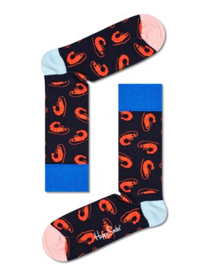 Socken mit Shrimp-Motiv