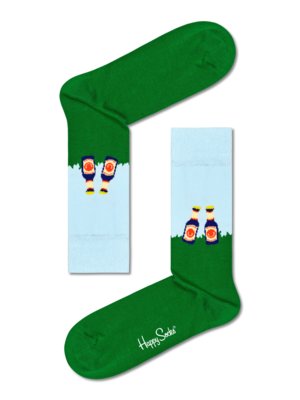Socks with motif