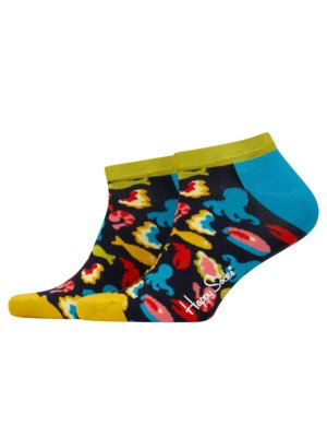 Trainer socks with underwater motifs