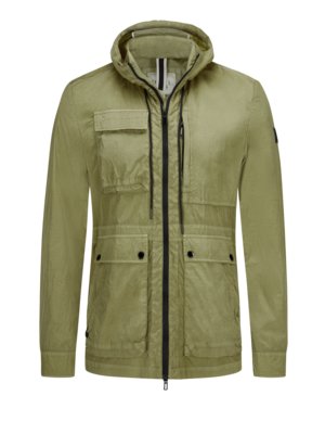Lightweight casual jacket with hood