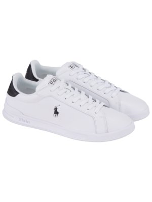 Leather-sneakers-with-rider-logo-