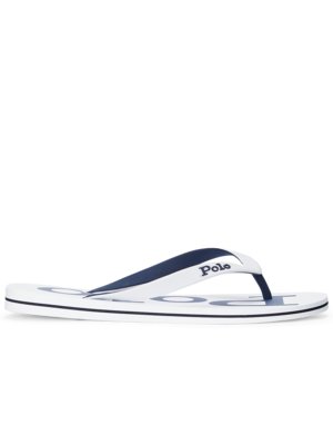 Flip flops with polo rider profile