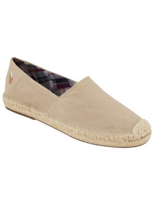 Espadrilles made of cotton canvas