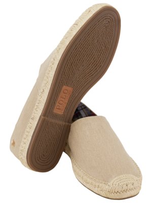 Espadrilles made of cotton canvas