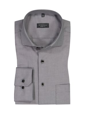 Comfort fit shirt with micro pattern 