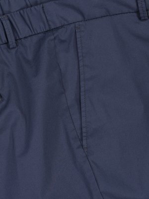 Chinos with stretch content and drawstring