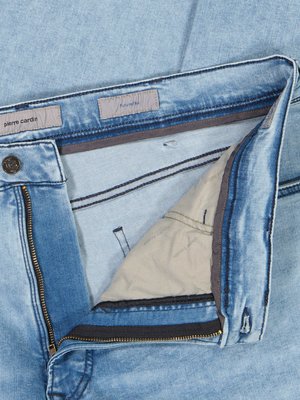 Jeans in a washed look, Futureflex