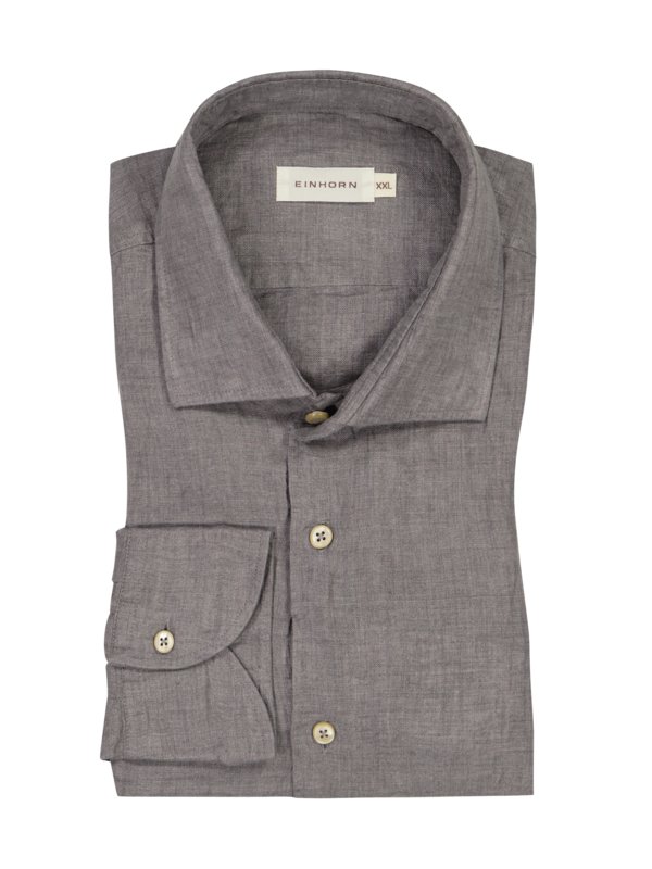 Einhorn, Lněná košile s límečkem new kent Grey 4XL