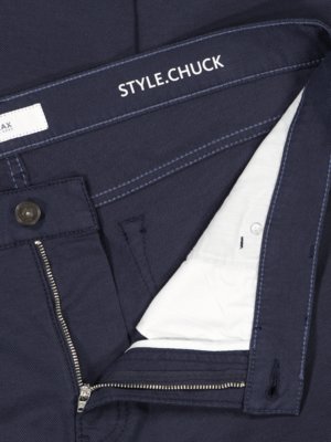 Spodnie 5 pocket z filigranowej tkaniny strukturalnej, Hi-Flex