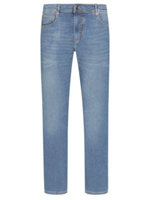 Five-pocket jeans in lightweight fabric, washed look