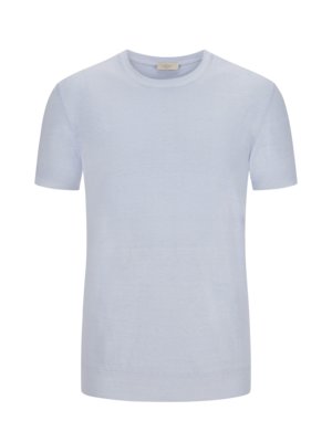 T-Shirt-aus-Leinen-und-Baumwolle-in-gewaschener-Optik