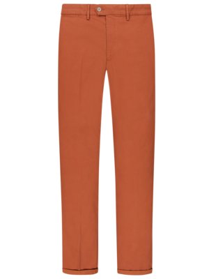 Five-pocket trousers Joe with trouser crease and subtle pattern 