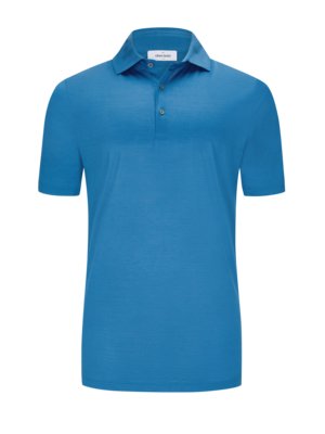 Poloshirt-aus-merzerisierter-Baumwolle