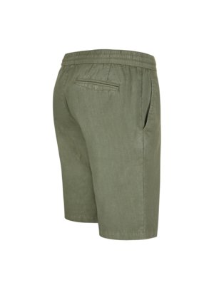 Shorts-in-a-linen-blend-