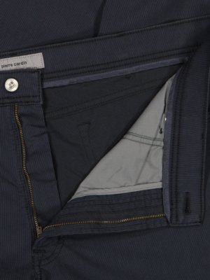 Spodnie 5 pocket Lyon z delikatnym wzorem w paski