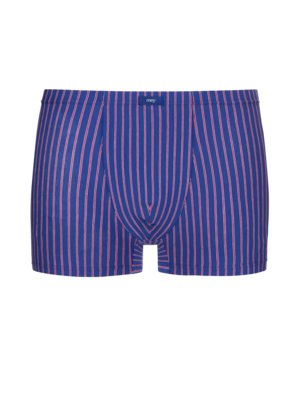 Trunks with striped pattern and stretch fabric 