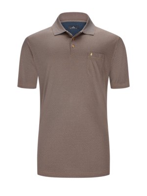 Polo shirt with fine texture 