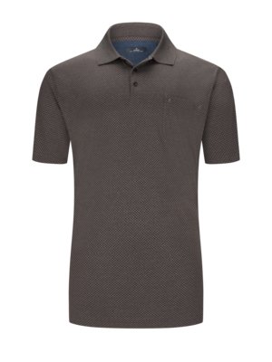 Polo shirt with fine texture 