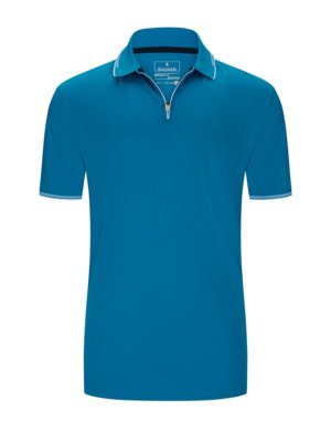 Polo shirt in Performance fabric with zip